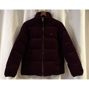 Levi's Zoe Corduroy Coat‎ Quilted Puffer Jacket Women's Size XXL